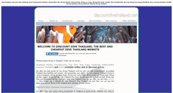Desktop Screenshot of discountdivethailand.com
